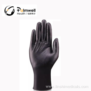 Heavy Duty gloves Disposable Diamond Textured Nitrile Gloves